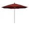 California Umbrella 11' Black Aluminum Market Patio Umbrella, Sunbrella Terracotta 194061333396 - alternate 1